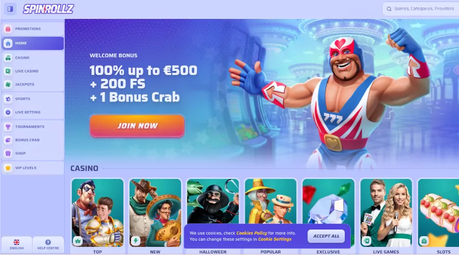 Spinrollz Casino review Spinrollz no deposit bonus