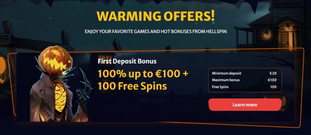 Bonus powitalny w Hellspin: Jak go zdobyć?