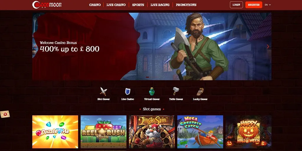 Bloodmoon Casino bonus bez depozytu Bloodmoon Casino