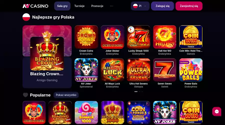 NV kasyno online dla Polaków NV Casino online