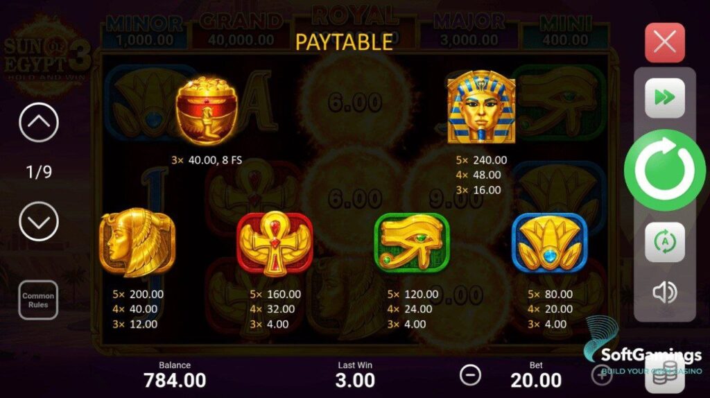 Sun Of Egypt slot
