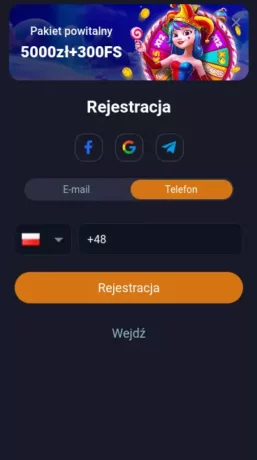 Vox Casino rejestracja
