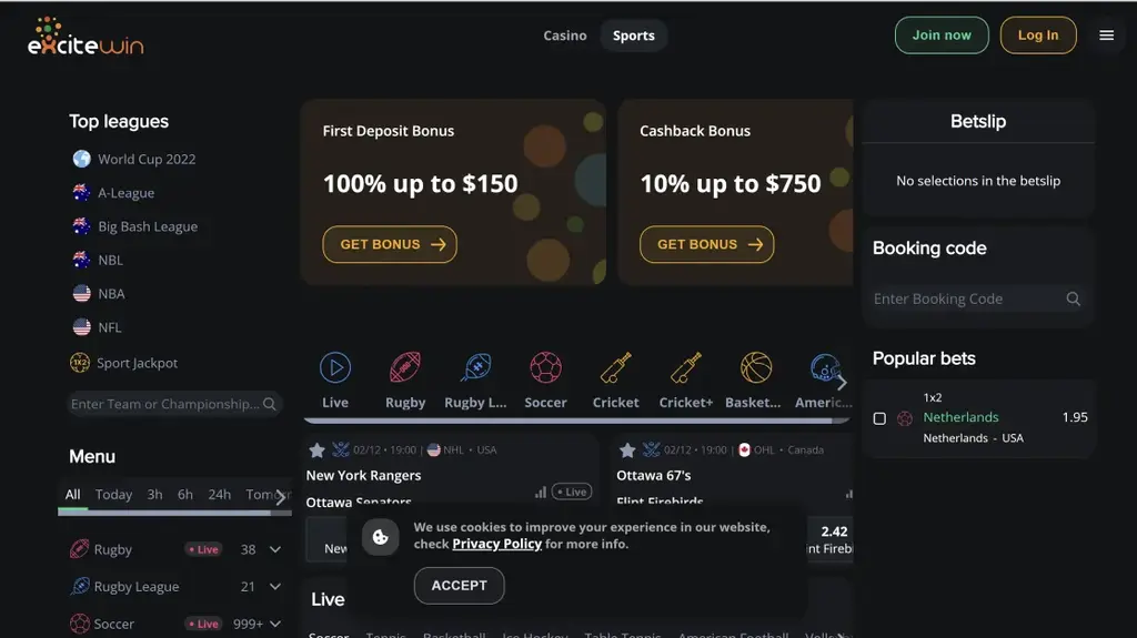 excitewin casino no deposit bonus