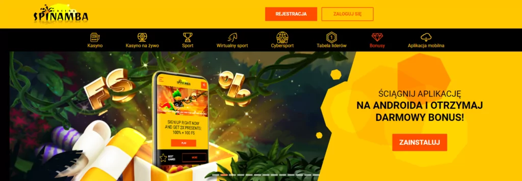wypłaty online spinamba bonus bez depozytu, free spins