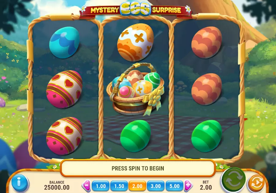 Wielkanocnych slotów Mystery Egg Surprise od Play’n GO – Graj Gra Mystery Egg Surprise, wielkanocnej tematyki, pisanki.